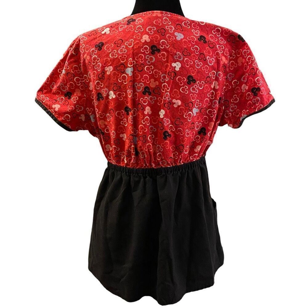 The Wonderful World of Disney Mickey Mouse Scrub Top‎ Sz M - Picture 4 of 13